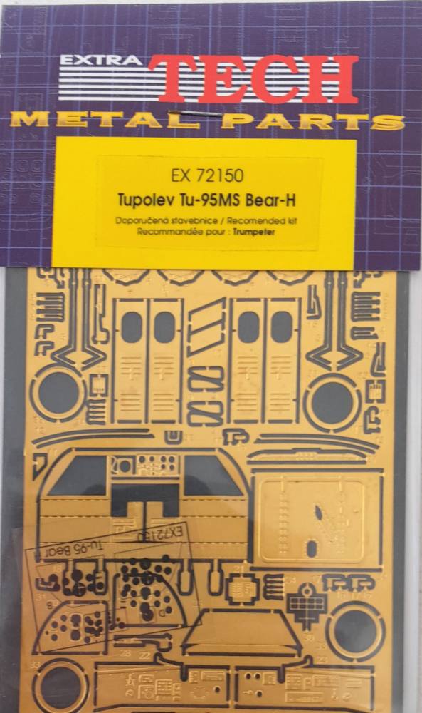 EXTRA TECH EX 72150 TUPOLEV TU-95MS BEAR-H Conversion Sets