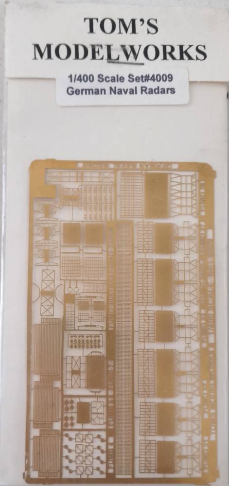 TOMS MODELWORKS 4009 GERMAN NAVAL RADARS Conversion Sets