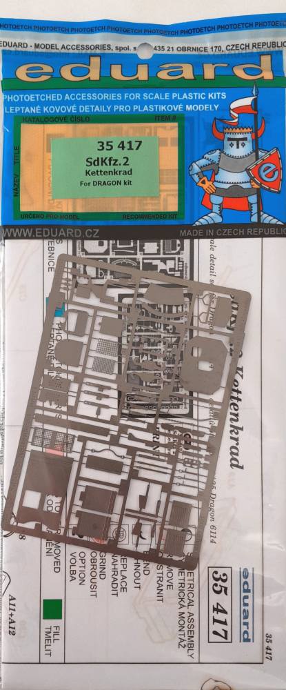 EDUARD 35 417 SDKFZ.2 KETTENKRAD Conversion Sets
