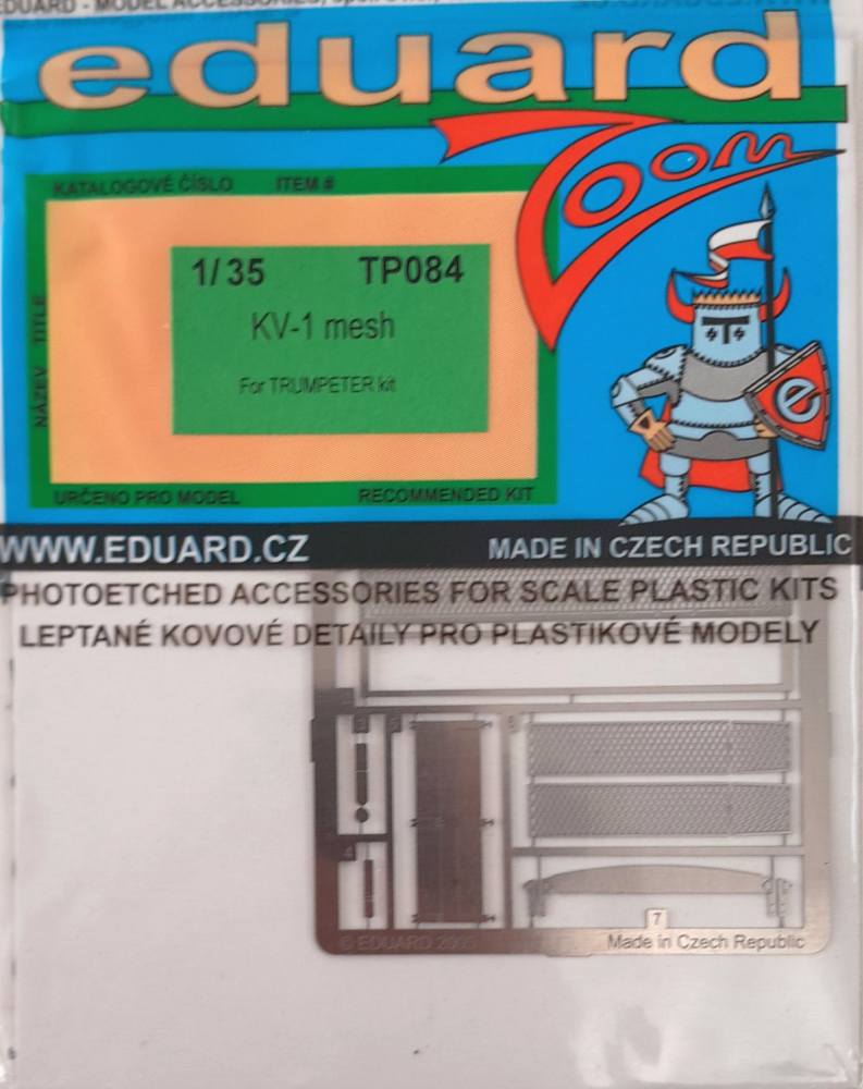 EDUARD TP084 KV-1 MESH Conversion Sets