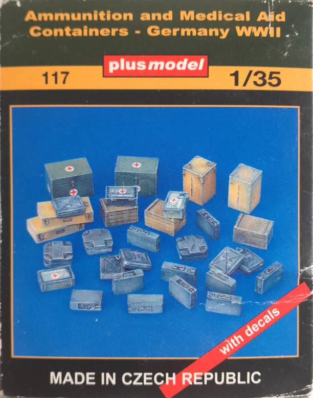 PLUS MODEL 117 AMMUNITION AND MEDICAL AID CONTAINERS - GERMANY WWII Conversion Sets