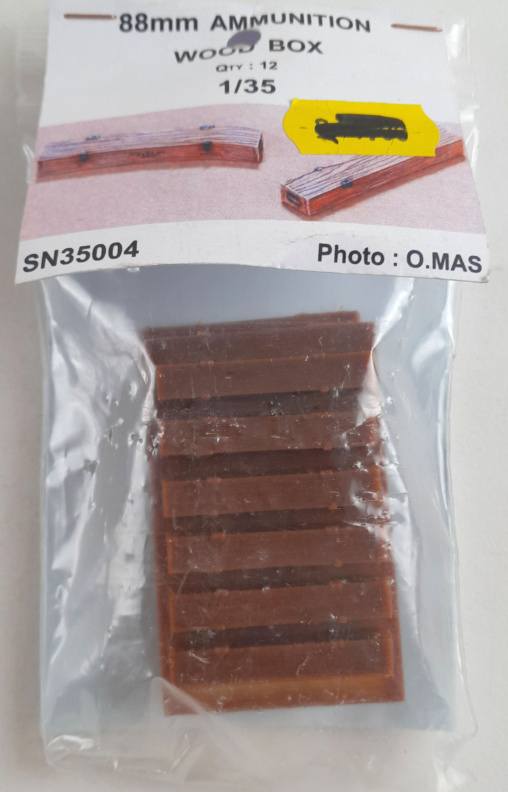 SIGNIFER SN35004 88MM AMMUNITION WOODEN BOX Conversion Sets