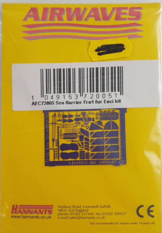 AIRWAVES AEC72005 SEA HARRIER FRS1 FOR ESCI KIT Conversion Sets