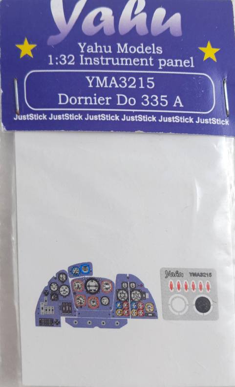 YAHU MODELS YMA3215 DORNIER DO 335 A INSTRUMENT PANEL Conversion Sets