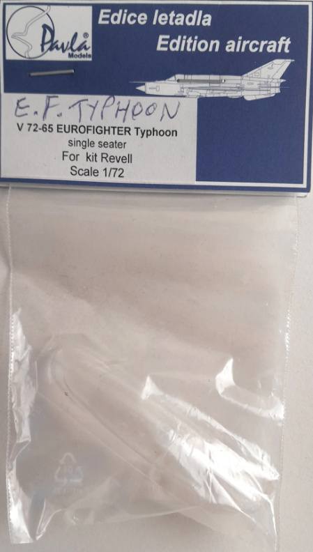 PAVLA V 72-65 EUROFIGHTER TYPHOON SINGLE SEATER Conversion Sets