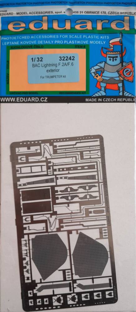EDUARD 32242 BAC LIGHTNING F.2A/F.6 EXTERIOR Conversion Sets