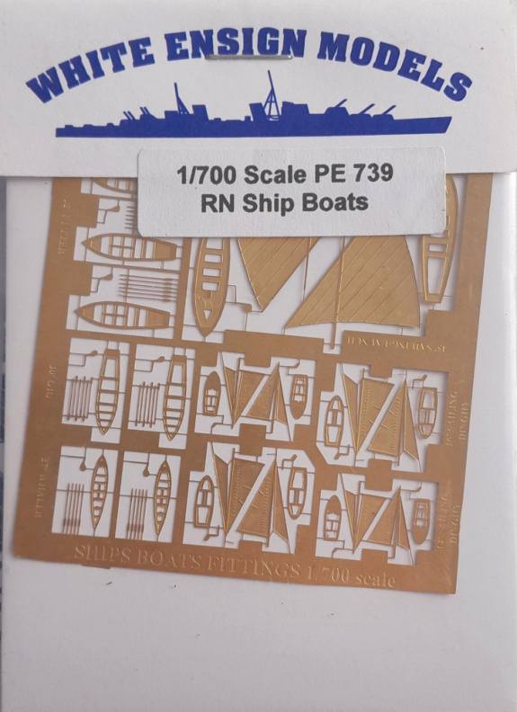 WHITE ENSIGN PE 739 RN SHIP BOATS Conversion Sets