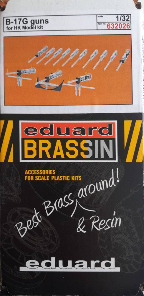 EDUARD 632026 B-17G GUNS FOR HK MODEL KIT Conversion Sets
