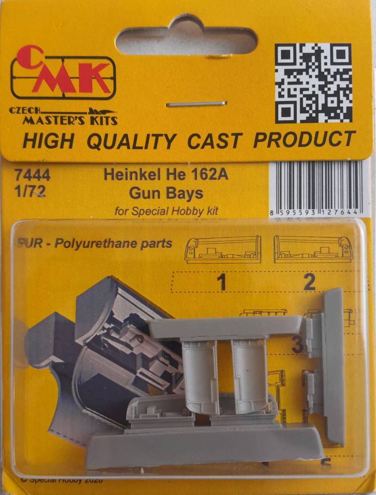 CMK 7444 HEINKEL HE 162A GUN BAYS Conversion Sets