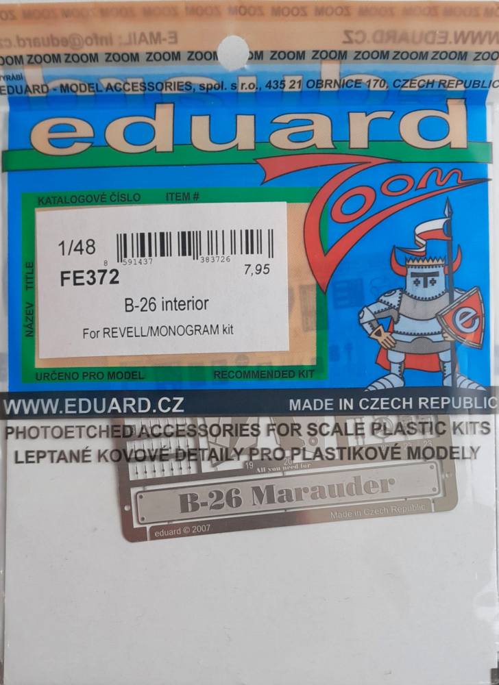 EDUARD FE372 B-26 INTERIOR Conversion Sets