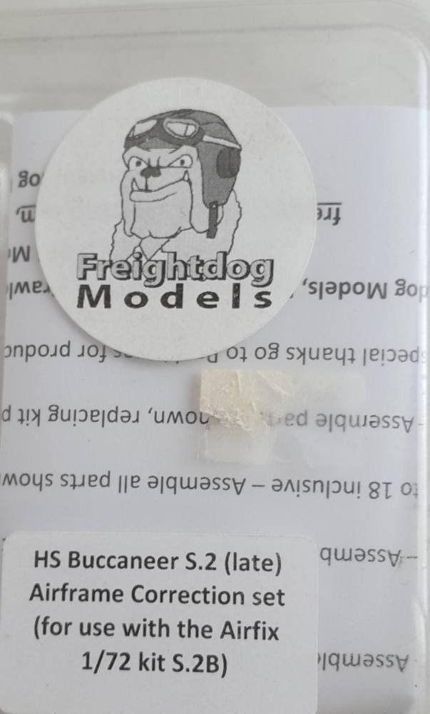 FREIGHTDOG MODELS HS BUCCANEER S.2 LATE AIRFRAME CORRECTION SET Conversion Sets