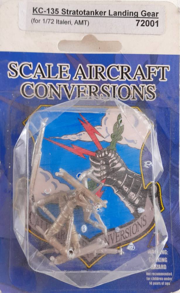 SCALE AIRCRAFT CONVERSIONS 72001 KC-135 STRATOTANKER LANDING GEAR Conversion Sets