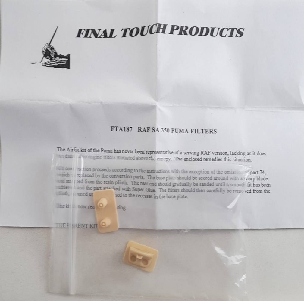 UNKNOWN MAKE FTA187 RAF SA 350 PUMA FILTERS Conversion Sets
