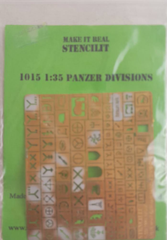UNKNOWN MAKE 1015 1 35 PANZER DIVISIONS Conversion Sets