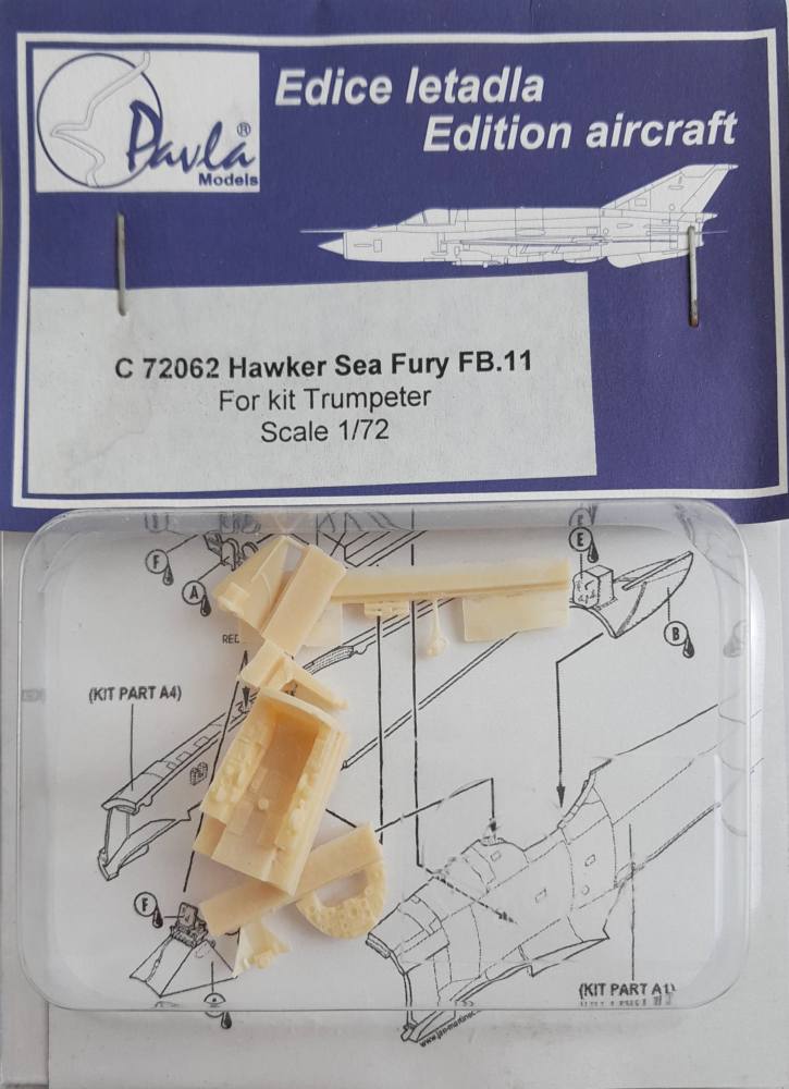 PAVLA C 72062 HAWKER SEA FURY FB.11 Conversion Sets