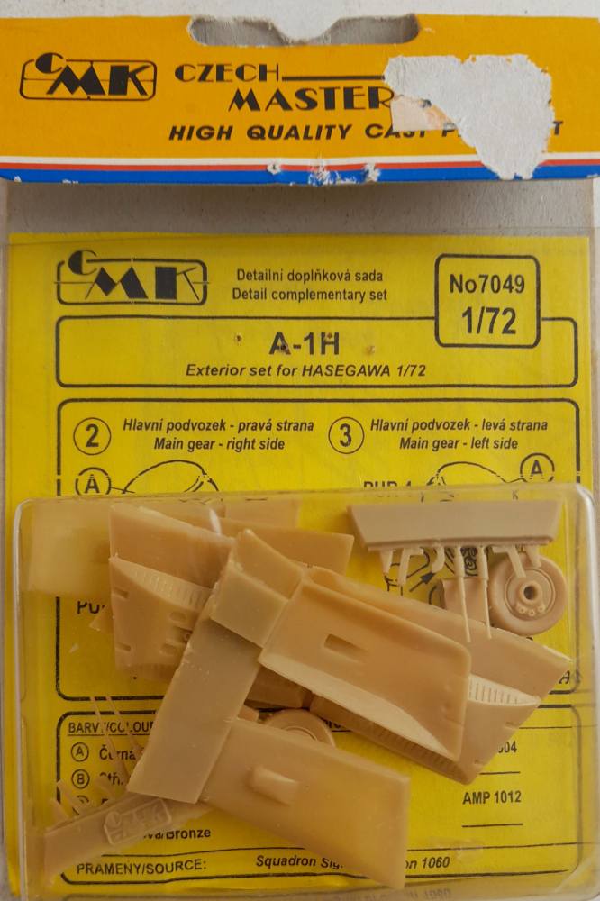 CMK 7049 A-1H EXTERIOR SET FOR HASEGAWA Conversion Sets