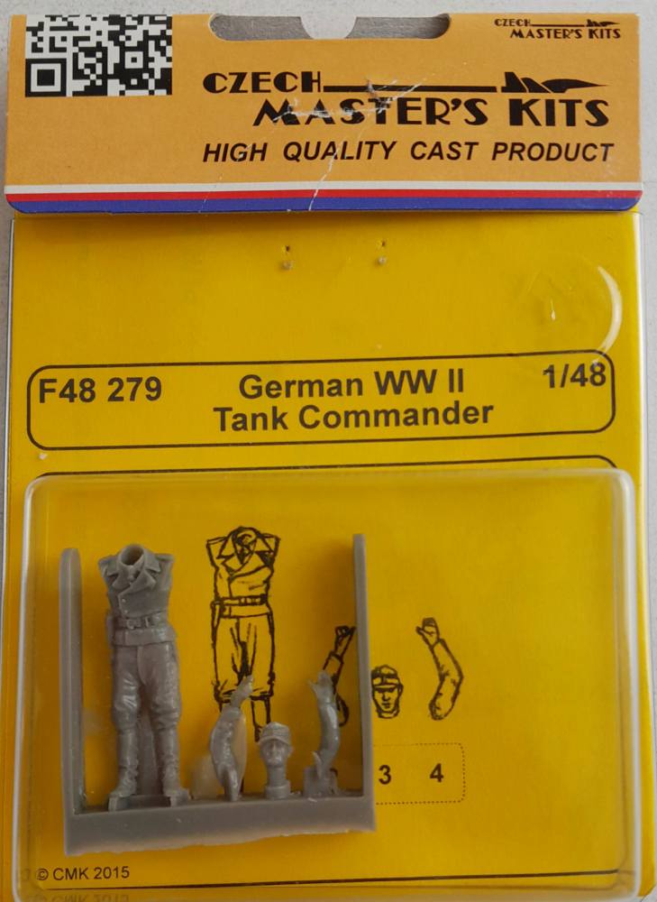 CZECH MASTERS KITS F48 279 GERMAN WW II TANK COMMANDER Conversion Sets