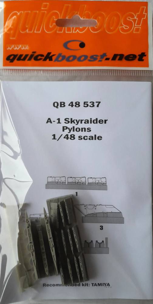 QUICKBOOST.NET QB 48 537 A-1 SKYRAIDER PYLONS Conversion Sets