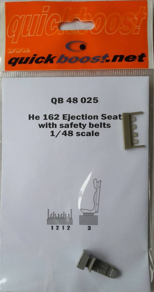 QUICKBOOST.NET QB 48 025 HE 162 EJECTION SEAT WITH SAFETY BELTS Conversion Sets