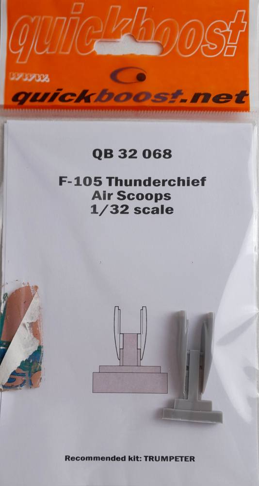 QUICKBOOST.NET QB 32 068 F-105 THUNDERCHIEF AIR SCOOPS Conversion Sets