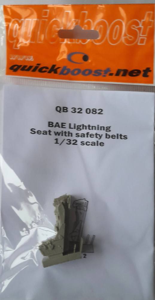 QUICKBOOST.NET QB 32 082 BAE LIGHTNING SEAT WITH SAFETY BELTS Conversion Sets