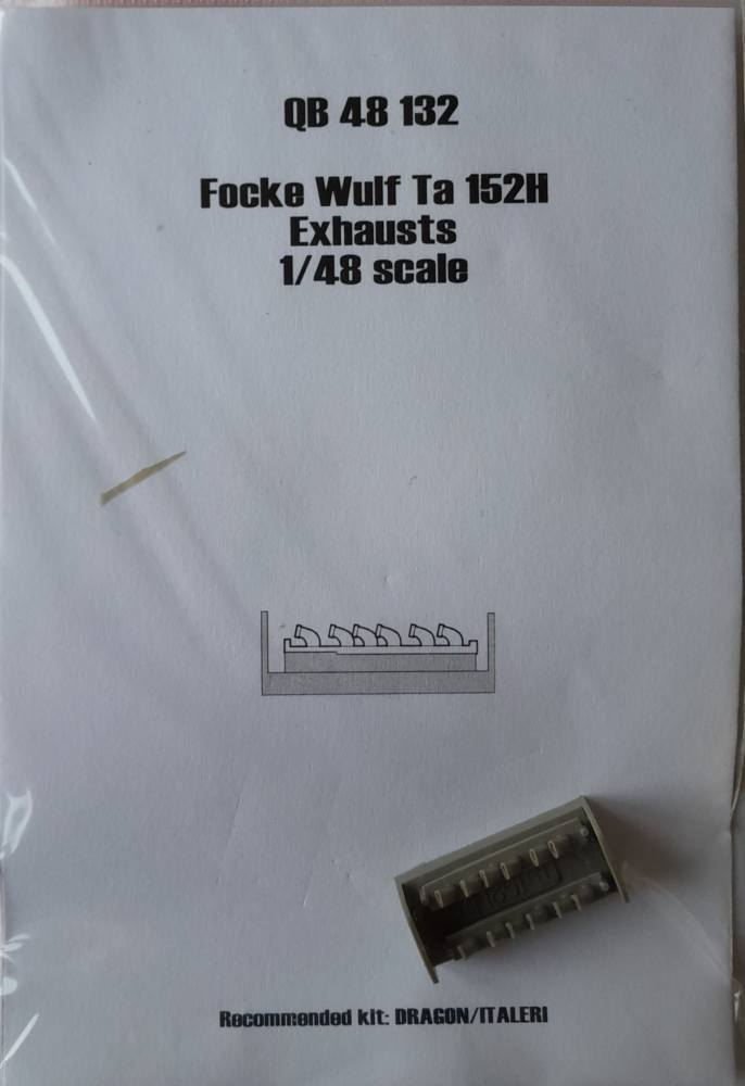 QUICKBOOST.NET QB 48 132 FOCKE WULF TA 152H EXHAUSTS Conversion Sets
