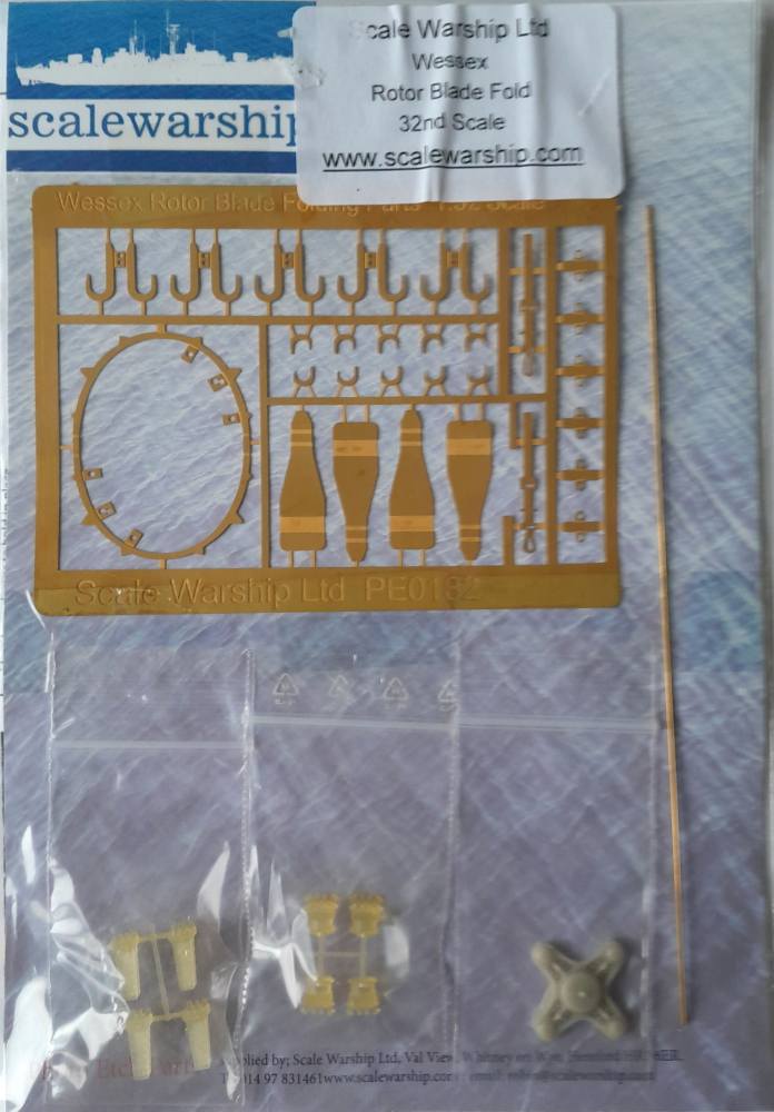 SCALEWARSHIP.COM PE0182 WESSEX ROTOR BLADE FOLD Conversion Sets