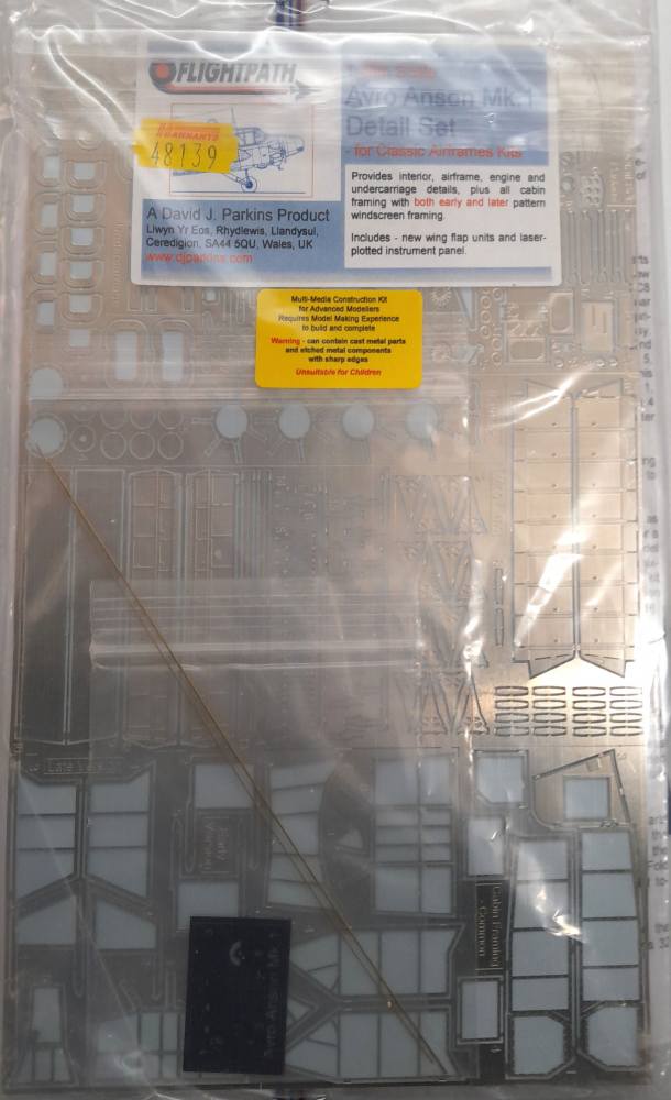 FLIGHTPATH 48139 AVRO ANSON MK. I DETAIL SET Conversion Sets