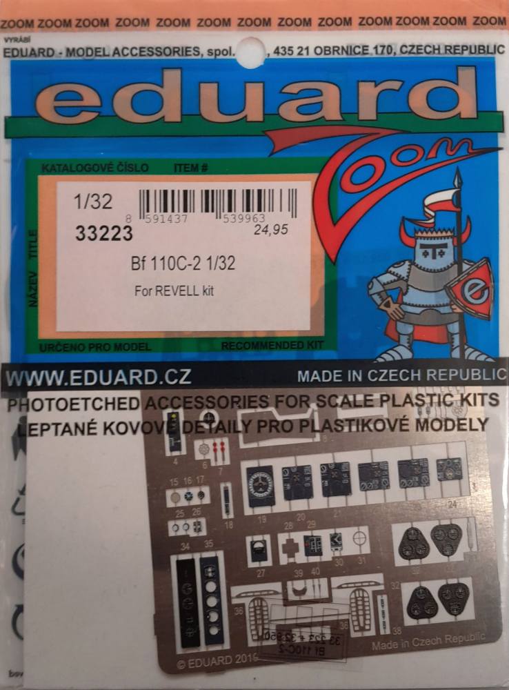 EDUARD 33223 BF 110C-2 1/32 Conversion Sets