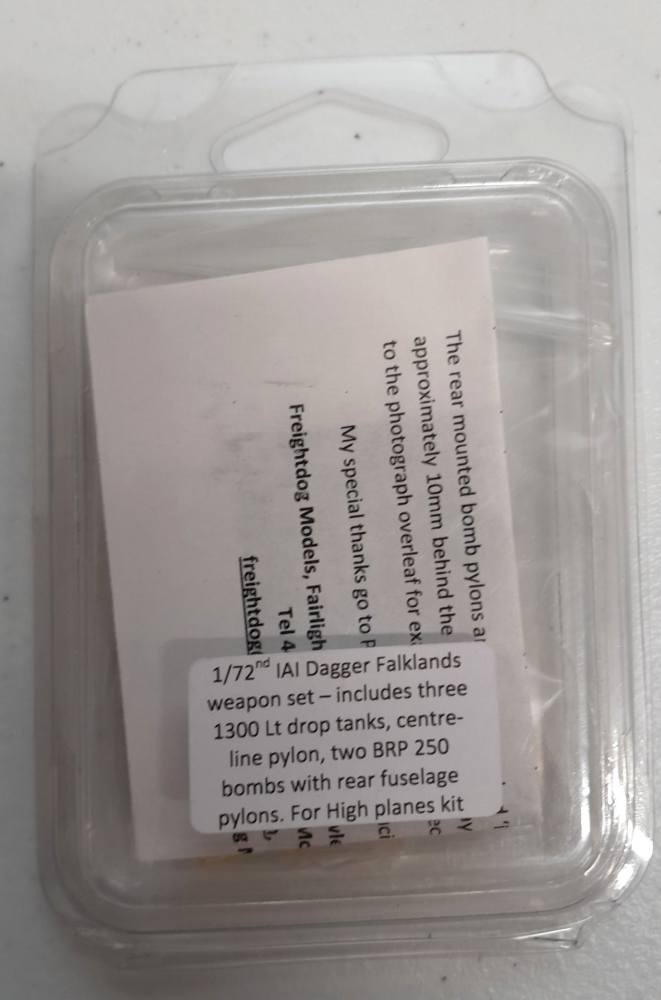 FREIGHTDOG MODELS IAI DAGGER FALKLANDS WEAPON SET Conversion Sets