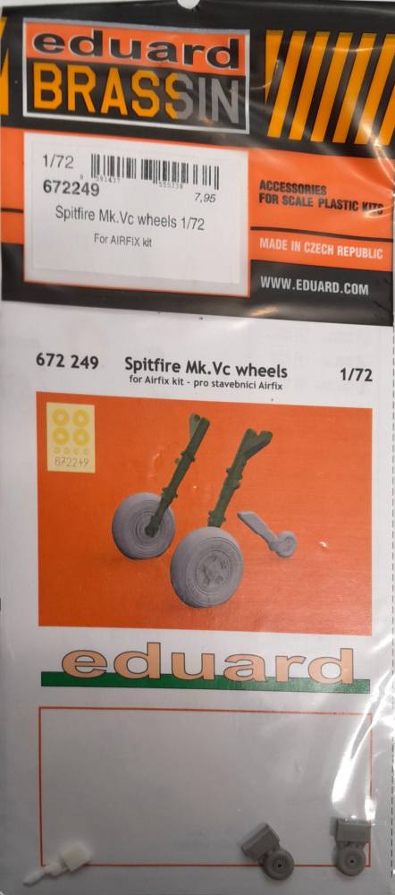 EDUARD 672249 SPITFIRE MK.VC WHEELS Conversion Sets