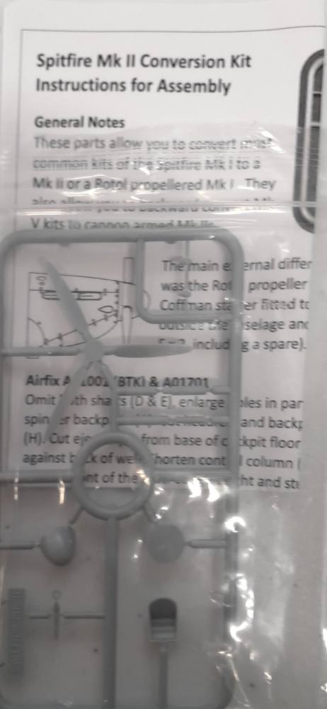 UNKNOWN MAKE SPITFIRE MK II CONVERSION KIT Conversion Sets