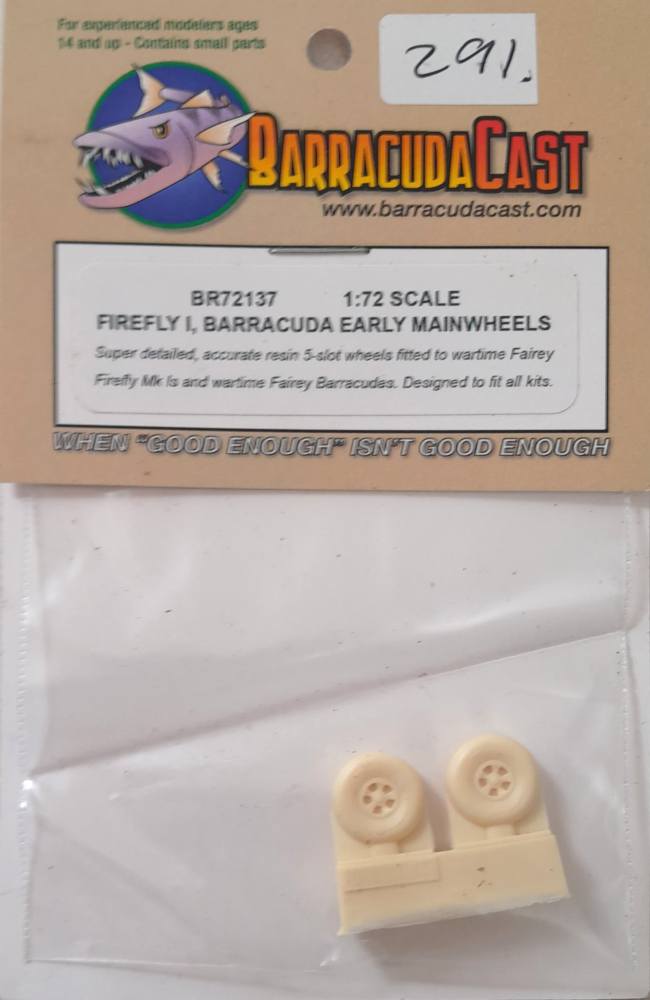 BARRACUDACAST BR72137 FIREFLY I BARRACUDA EARLY MAINWHEELS Conversion Sets
