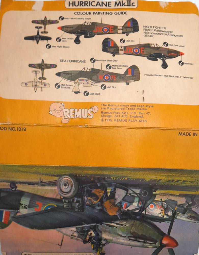 UNKNOWN MAKE 1018 HURRICANE MK IIC Conversion Sets