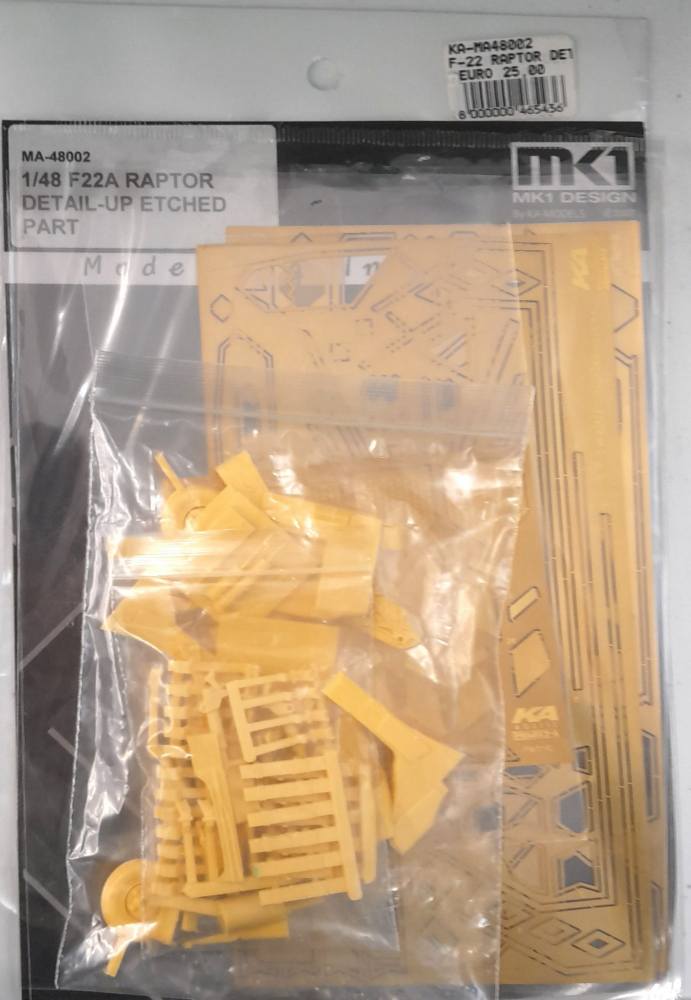 MK.1 DESIGN MA-48002 F22A RAPTOR DETAIL-UP ETCHED PART Conversion Sets