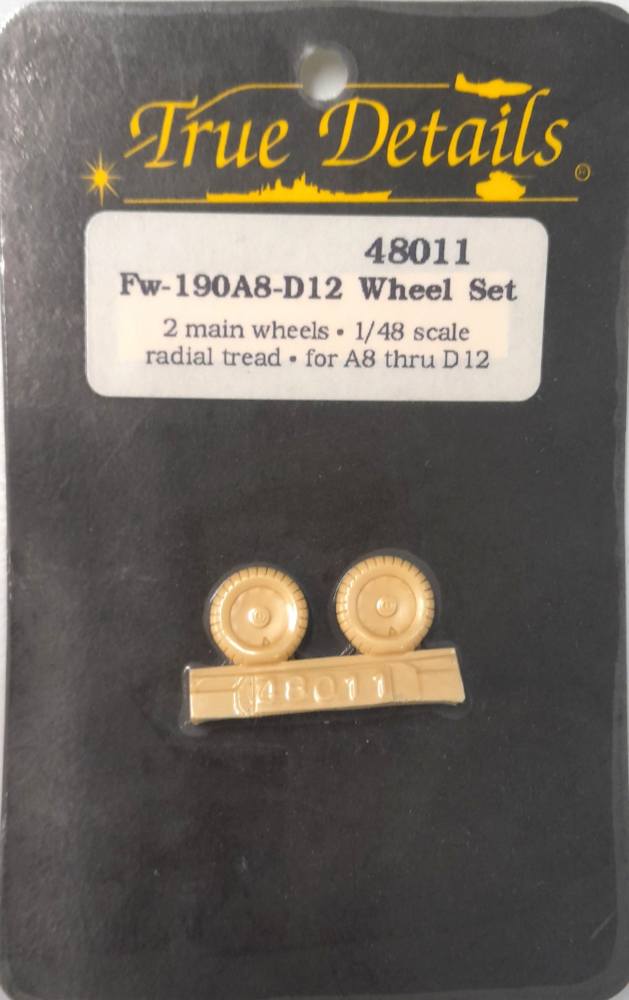 TRUE DETAILS 48011 FW-190A8-D12 WHEEL SET Conversion Sets