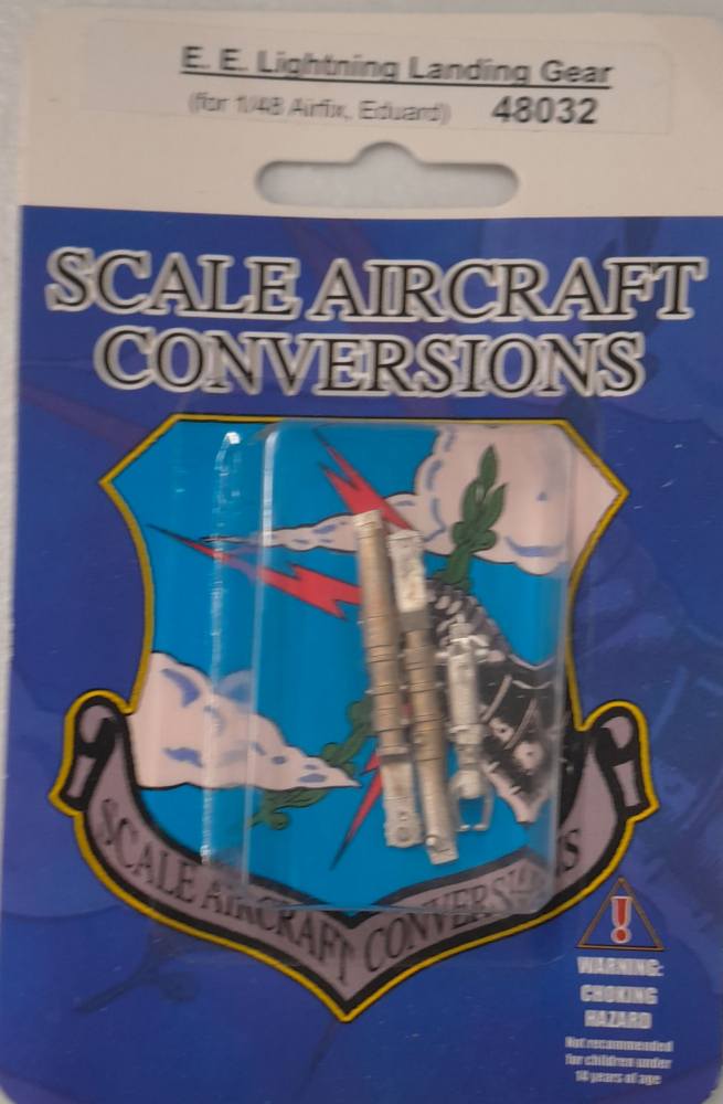 SCALE AIRCRAFT CONVERSIONS 48032 E. E. LIGHTNING LANDING GEAR Conversion Sets
