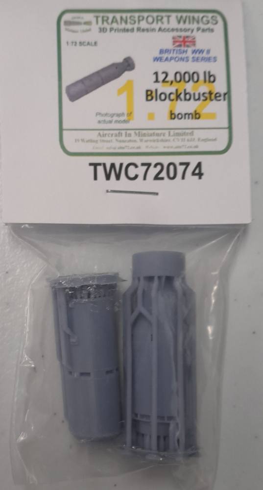 TRANSPORT WINGS TWC72074 12000 LB BLOCKBUSTER BOMB Conversion Sets