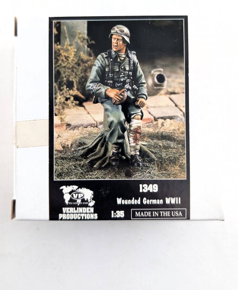 VERLINDEN PRODUCTIONS 1349 WOUNDED GERMAN WWII Model Figures