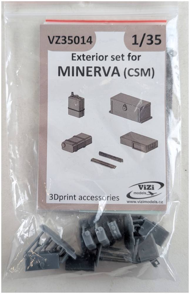 VIZI MODELS VZ35014 EXTERIOR SET FOR MINERVA CSM Paint & Accessories