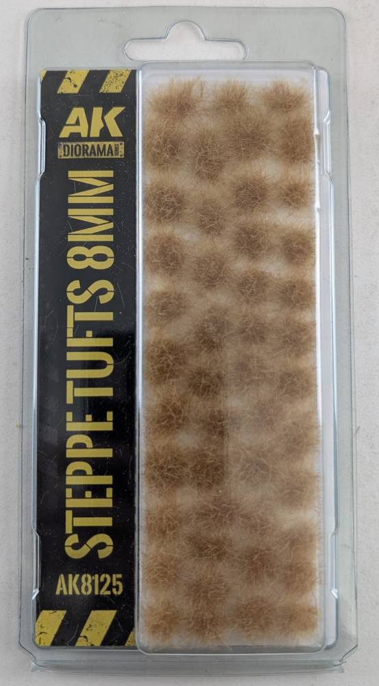 AK INTERACTIVE AK8125 STEPPE TUFTS 8MM Scenery