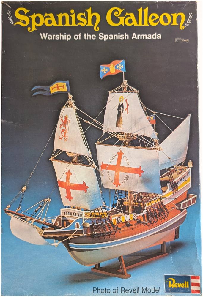 REVELL H-367 SPANISH GALLEON WARSHIP OF THE SPANISH ARMADA Model Ships Kits