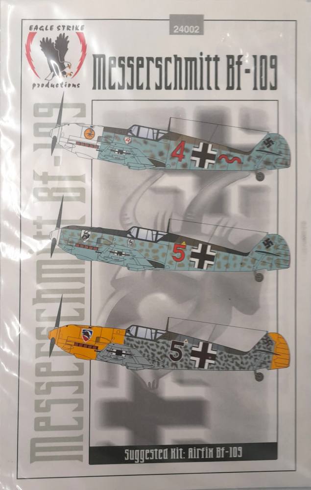 DISCOUNT DECALS 6114 24002 MESSERSCHMITT BF-109 Eagle Strike Productions Discount Decals