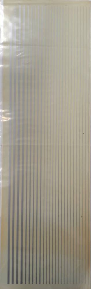 DISCOUNT DECALS 6131 scale master silver stripes Discount Decals