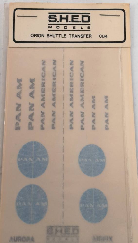DISCOUNT DECALS 6232 4 ORION SHUTTLE TRANSFER S.H.E.D Models Discount Decals