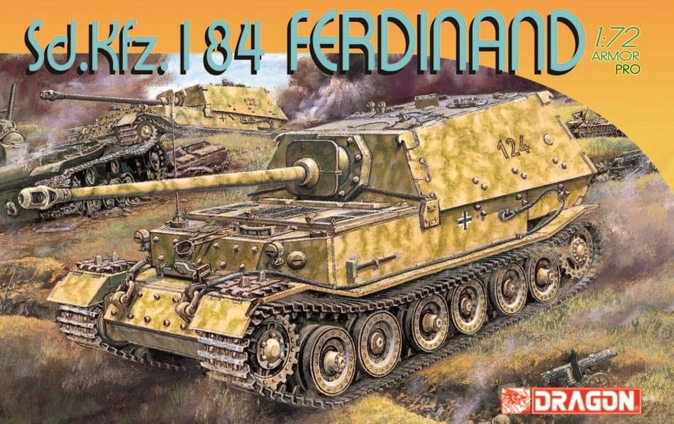 DRAGON 7344 SD.KFZ.184 FERDINAND Military Model Kits