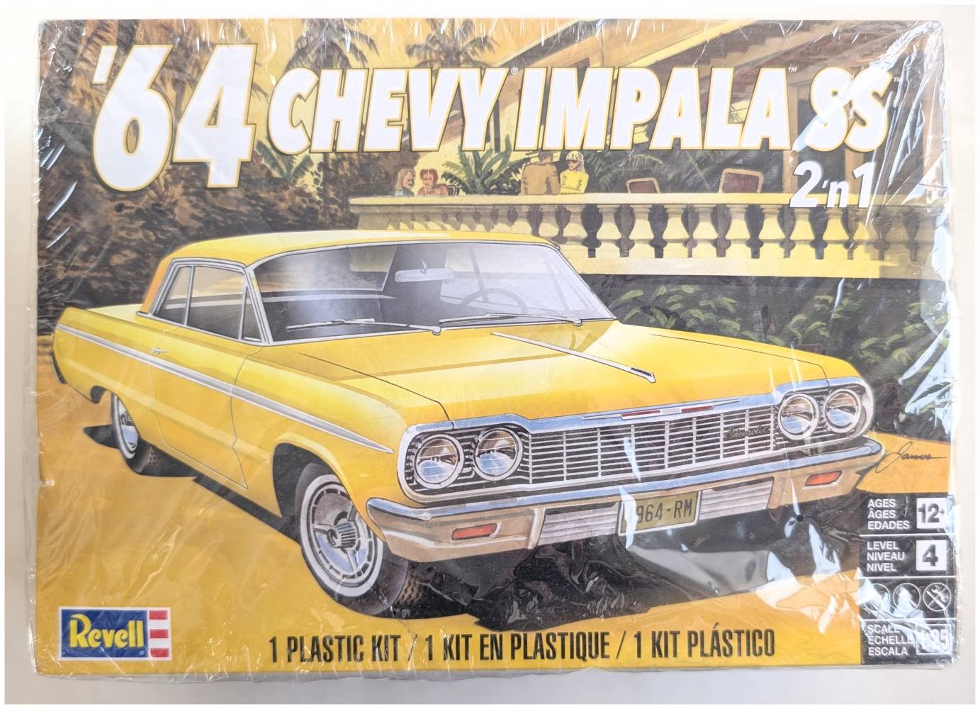 REVELL 4487 64 CHEVY IMPALA SS 2N1 Cars, Motorbikes & Trucks Model kits