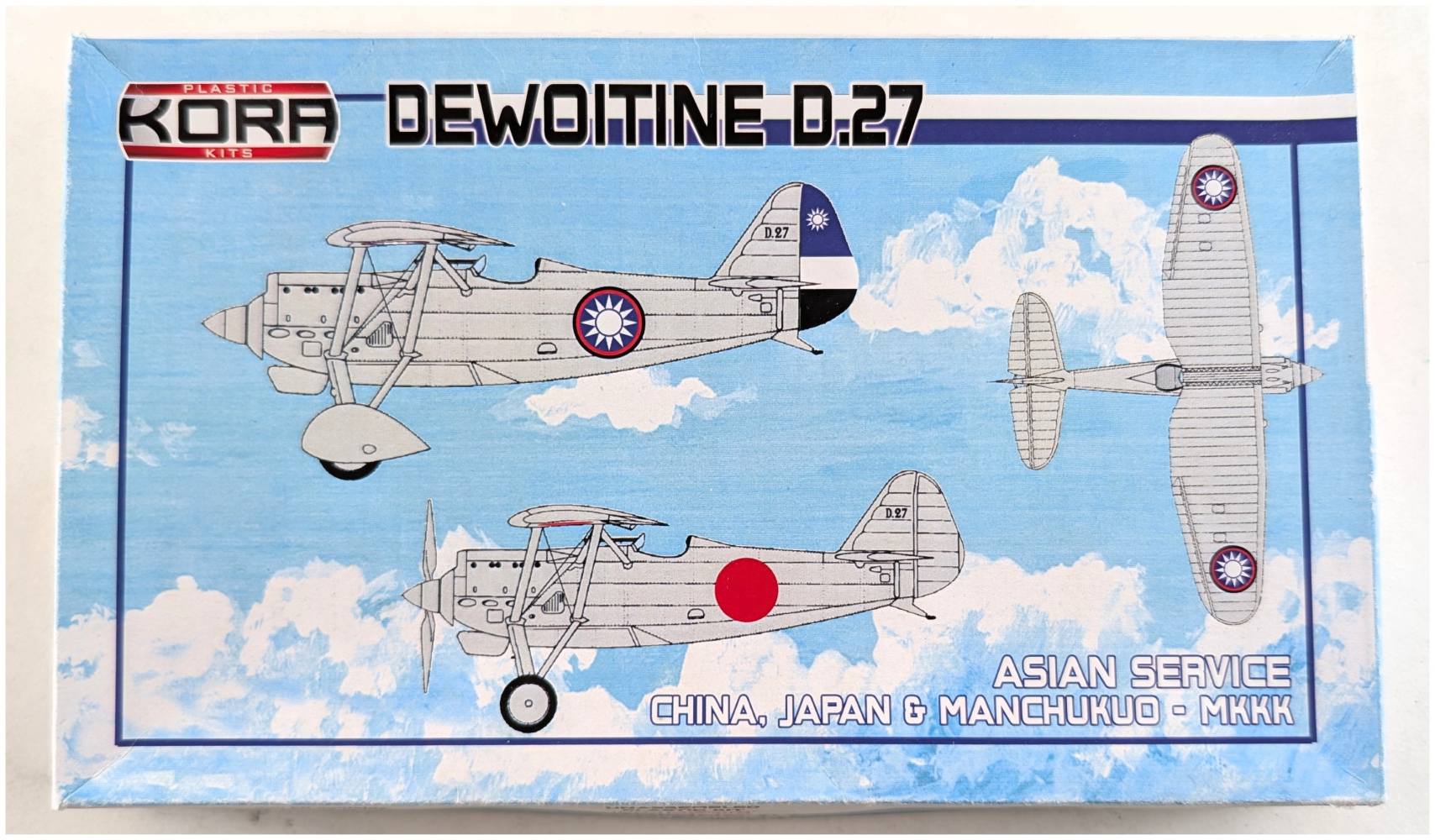 KORA 72087 DEWOITINE D.27 ASIAN SERVICE Aircraft Model Kits