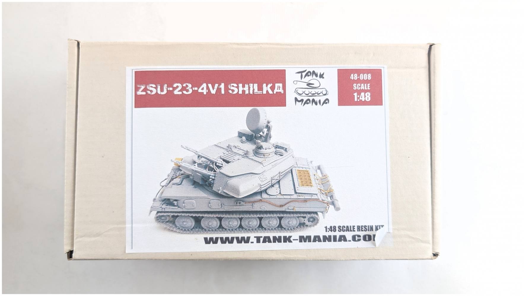 TANK MANIA 48008 ZSU-23-4V1 SHILKA Military Model Kits