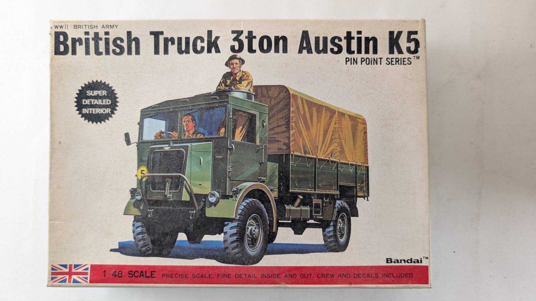 BANDAI 8361 BRITISH TRUCK 3TON AUSTIN K5 Military Model Kits
